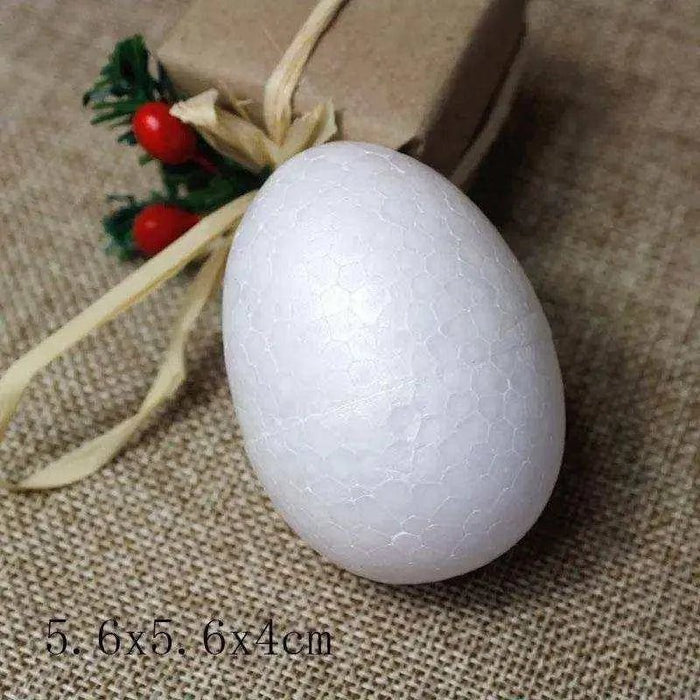 Foam egg sizes 5.6cm 8cm and 11.3cm