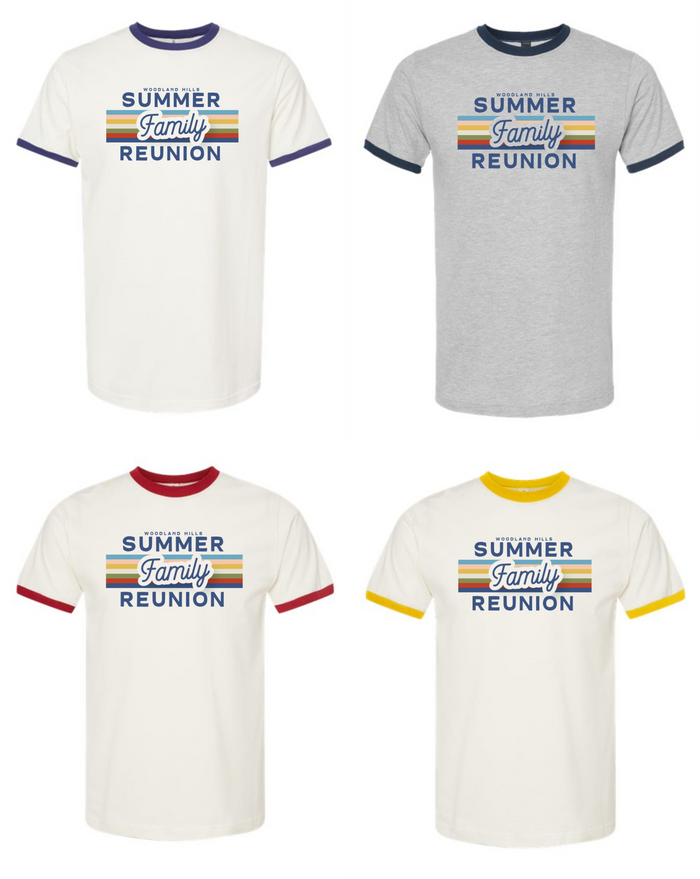 Summer Family Reunion Ringer Tee