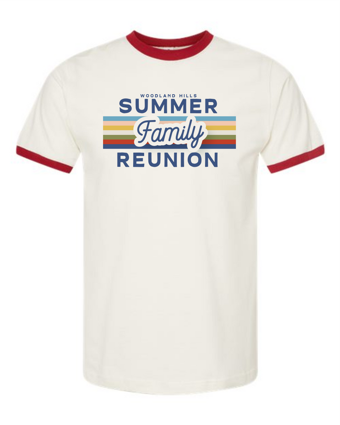 Summer Family Reunion Ringer Tee