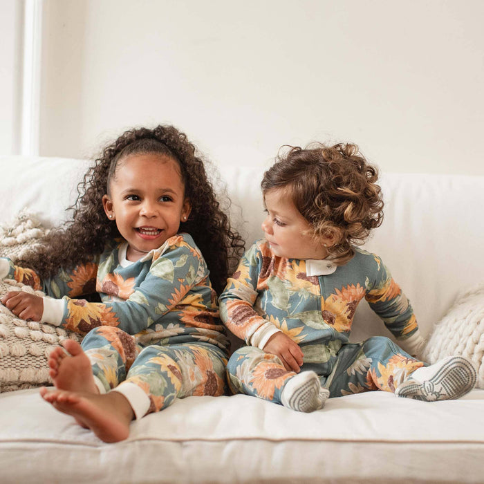 Sunflowers Sleep & Play - Premium Baby & Toddler Outfits from Burt's Bees Baby - Just $16.95! Shop now at Pat's Monograms