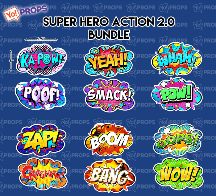 Super Hero Action 2.0 Bundle of 6