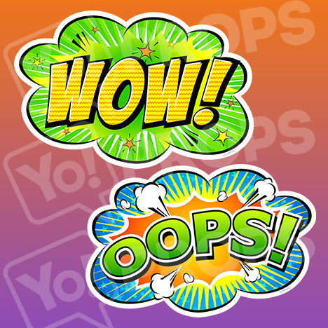 Superhero Action 2.0 Prop - Wow / Oops