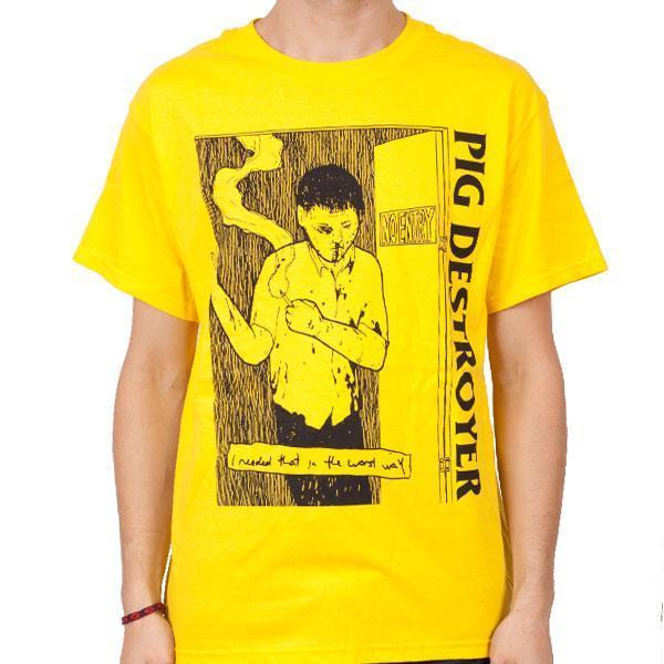 T-Shirt - Pig Destroyer - I Needed That - Yellow-Metalomania