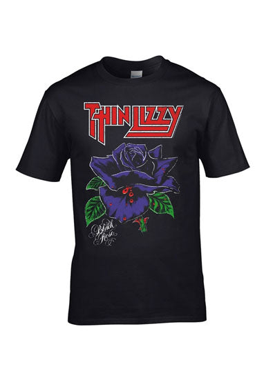 T-Shirt - Thin Lizzy - Black Rose