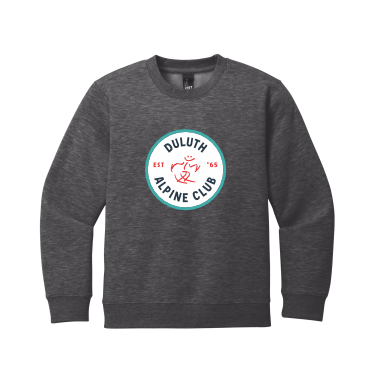 Team Duluth - District® Youth V.I.T.™ Fleece Crew DT6104Y with Team Duluth full front logo