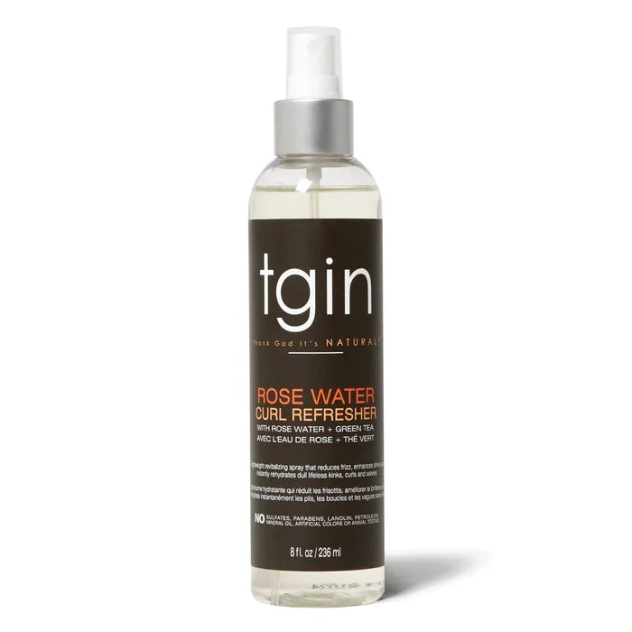 Tgin Rose Water Curl Refresher 8oz / 236ml