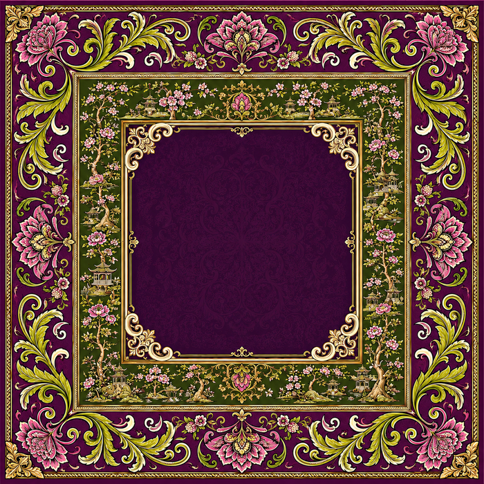 The Empress — Jewel Tone Baroque Mahjong Mat - PREORDER - Premium Mahjong from Told in Tiles - Just $80! Shop now at Pat's Monograms