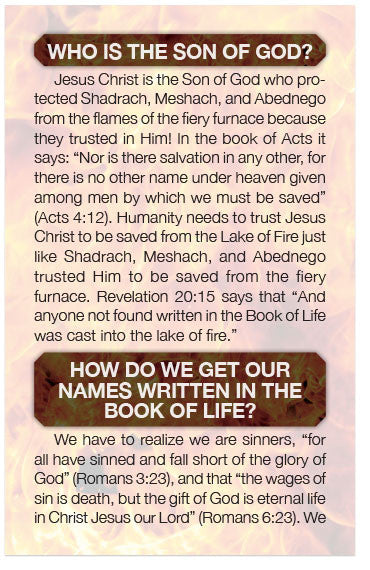 The Fiery Furnace (NKJV)
