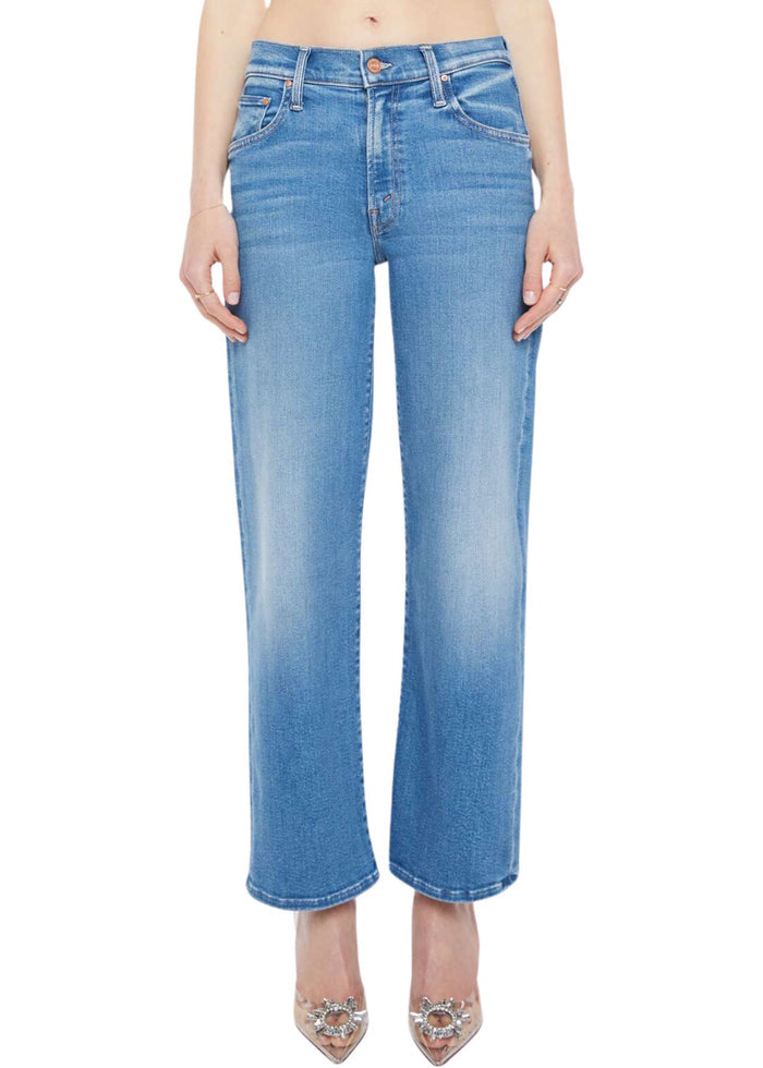 The Mid Rise Rambler Zip Ankle Jeans-Denim-Uniquities