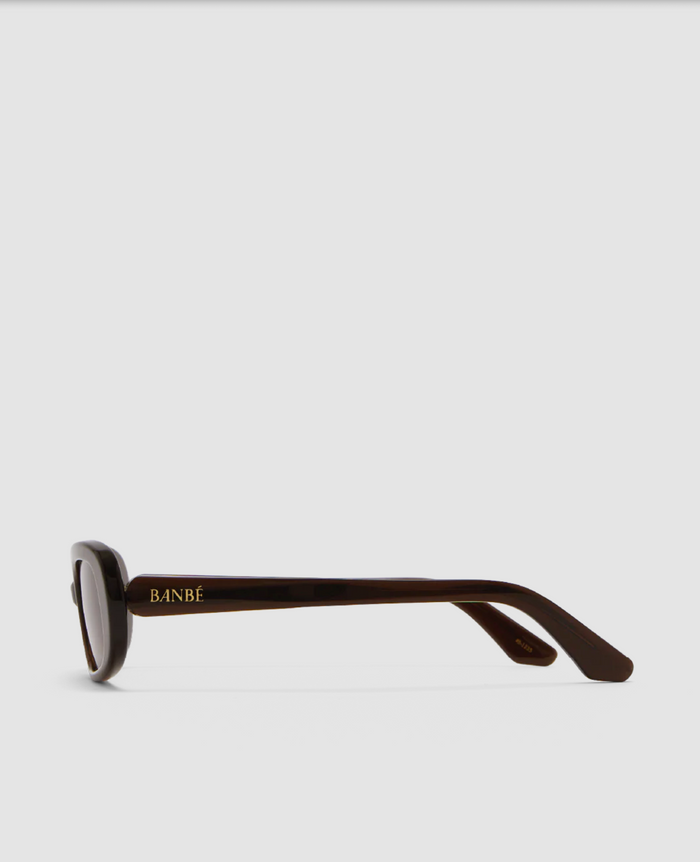 Banbé Eyewear Women's Willow Sunglasses in Dark Mocha-Dark Mocha