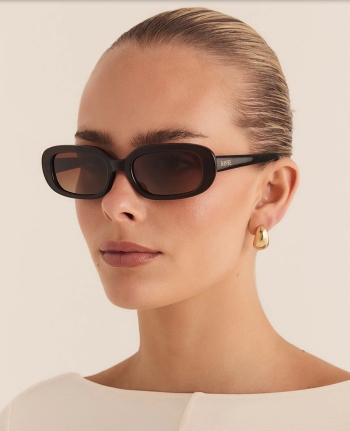 Banbé Eyewear Women's Willow Sunglasses in Dark Mocha-Dark Mocha