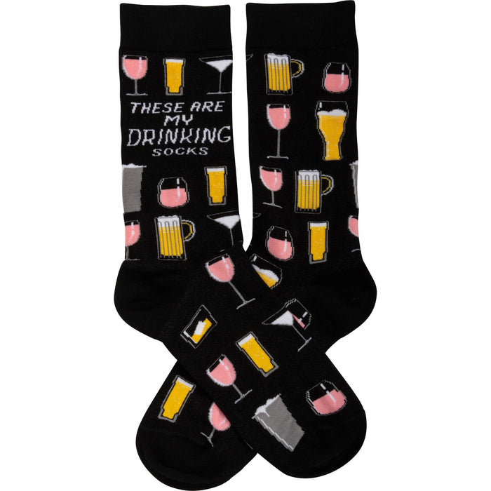 These Are My Drinking Socks - Premium Socks from Primitives by Kathy - Just $11.50! Shop now at Pat's Monograms