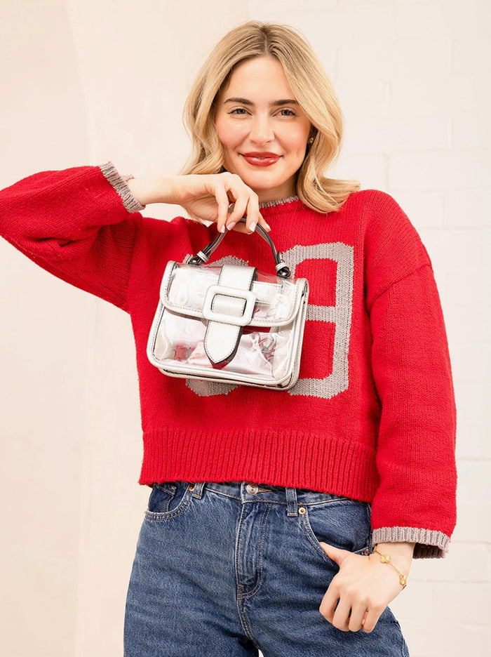 Toni Clear Flapover Bag-Accessories-Uniquities