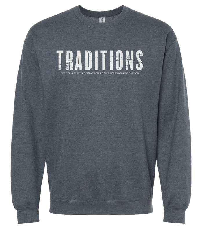 Traditions Crewneck Sweatshirt - New Gildan Softstyle