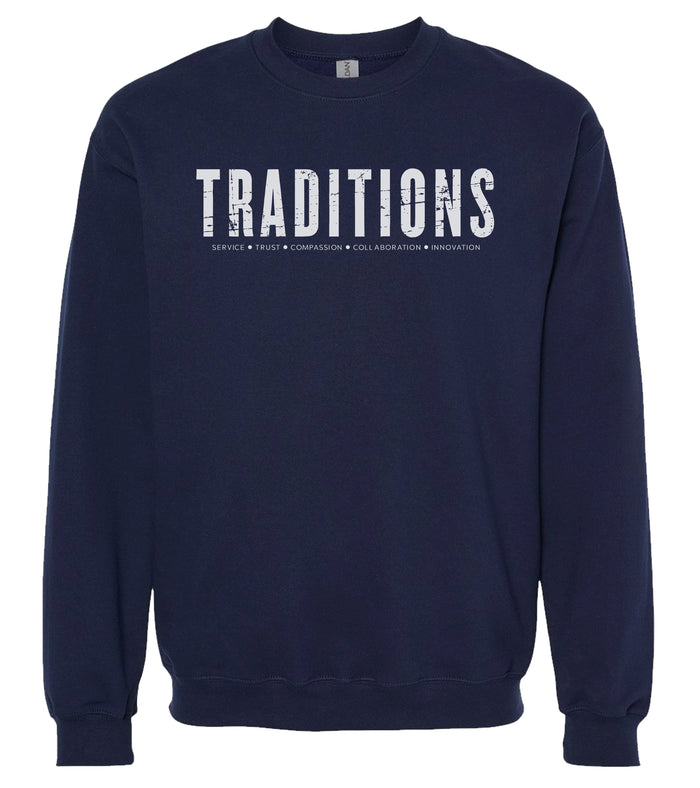 Traditions Crewneck Sweatshirt - New Gildan Softstyle