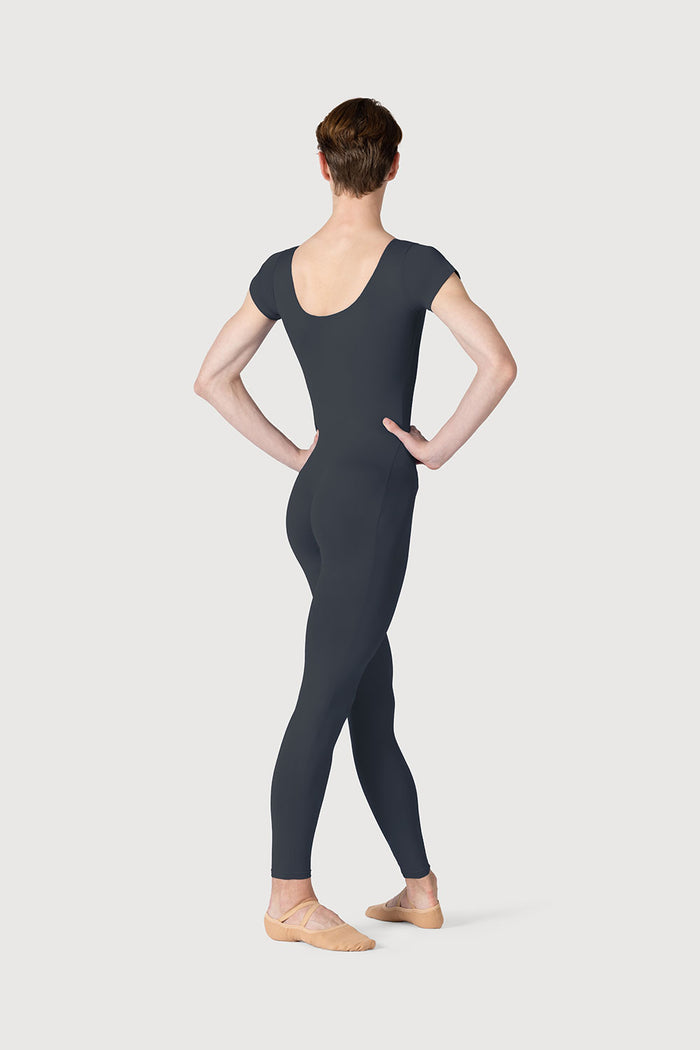U3872M - Bloch Microlux™ Scoop Neck Cap Sleeve Mens Unitard