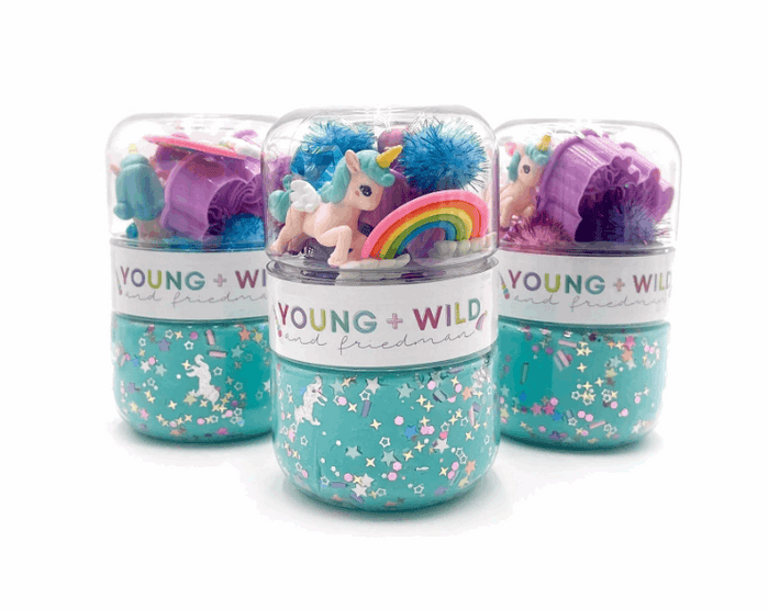 Unicorn Grab N Go Dough Jar - Premium Play Sets from Young Wild & Friedman - Just $14.95! Shop now at Pat's Monograms