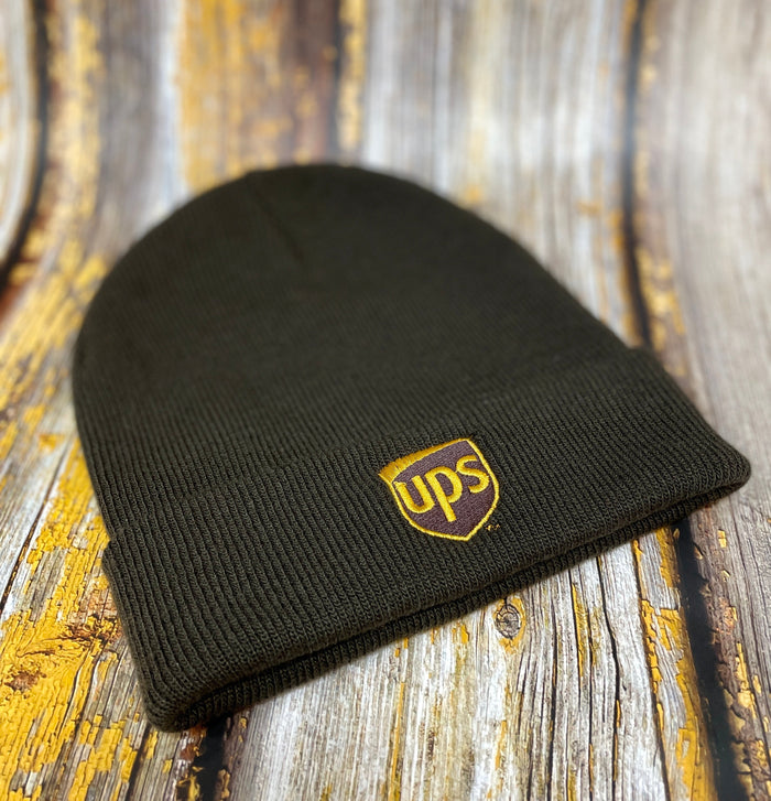 UPS - Beanie with Cuff - Premium  from Pat's Monograms - Just $17.50! Shop now at Pat's Monograms