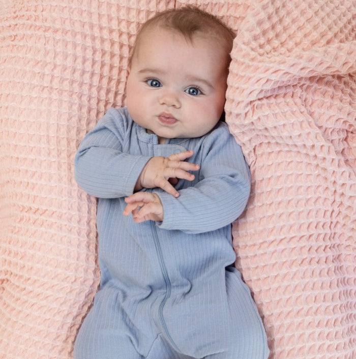 Waffle Blanket Blush - Premium Just for baby from Bella Tunno - Just $32.95! Shop now at Pat's Monograms
