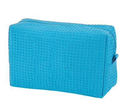 Waffle Weave / Tropical Blue