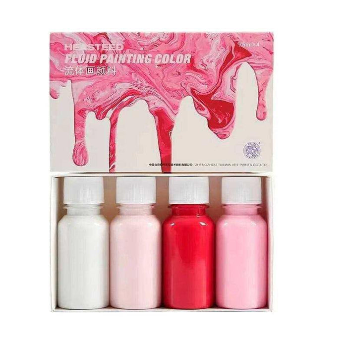 Water transfer paints marble painting on water for kids 4 color set 75ml bottles