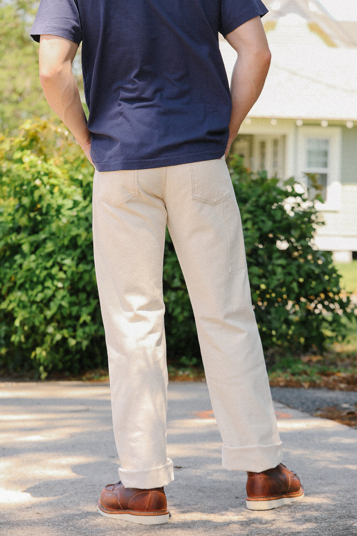 Wendell Pants Smithson Ecru