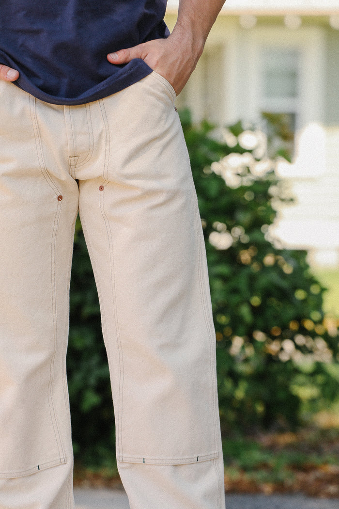 Wendell Pants Smithson Ecru