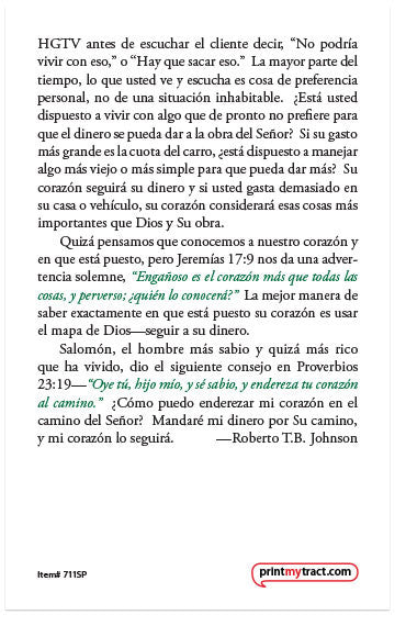 Where Your Treasure Is (Spanish)