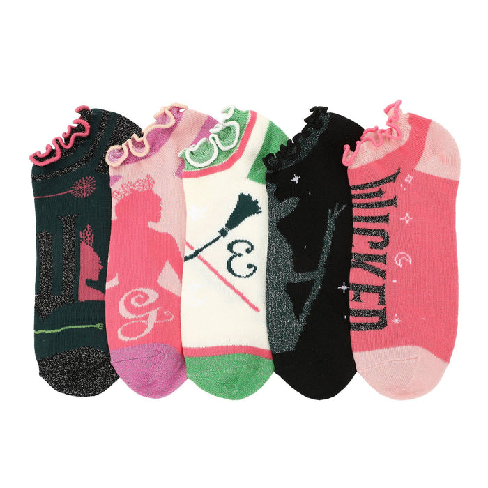 Wicked Elphaba & Glinda Icons Women's 5-Pair Ankle Socks-OSFA - Premium  from Bioworld Merchandising - Just $24.95! Shop now at Pat's Monograms