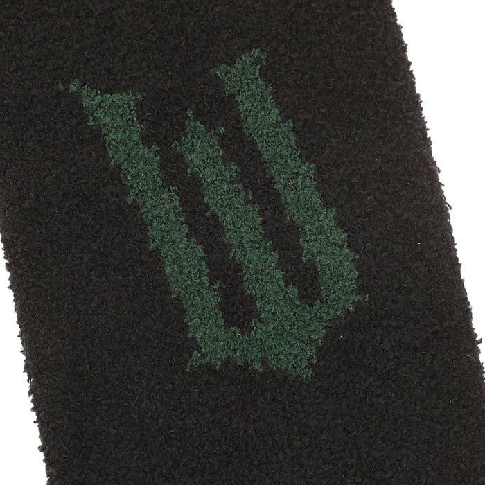 Wicked Logo on Green and Black Womens Chenille Crew Socks - Premium socks from Bioworld Merchandising - Just $12.95! Shop now at Pat's Monograms