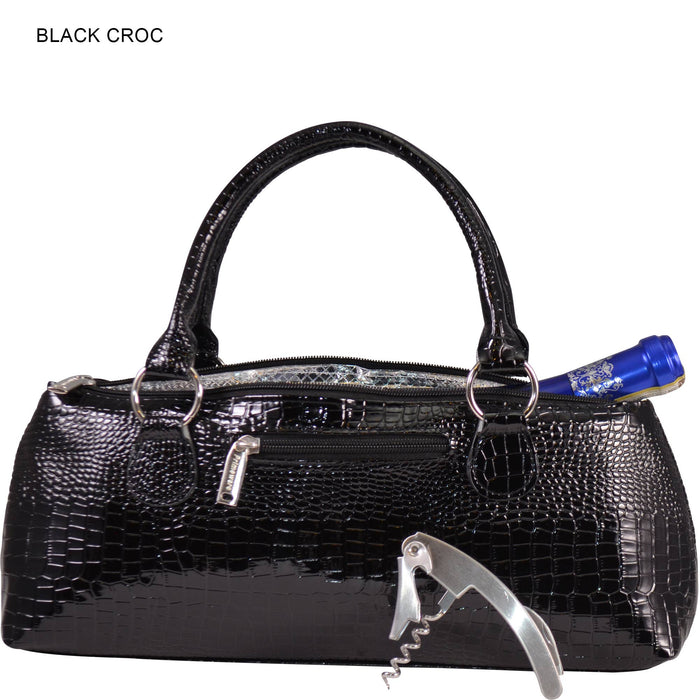 Wine Clutch | Wine Purse Croc Design - Premium Accessories from Primeware Inc. - Just $29.95! Shop now at Pat's Monograms