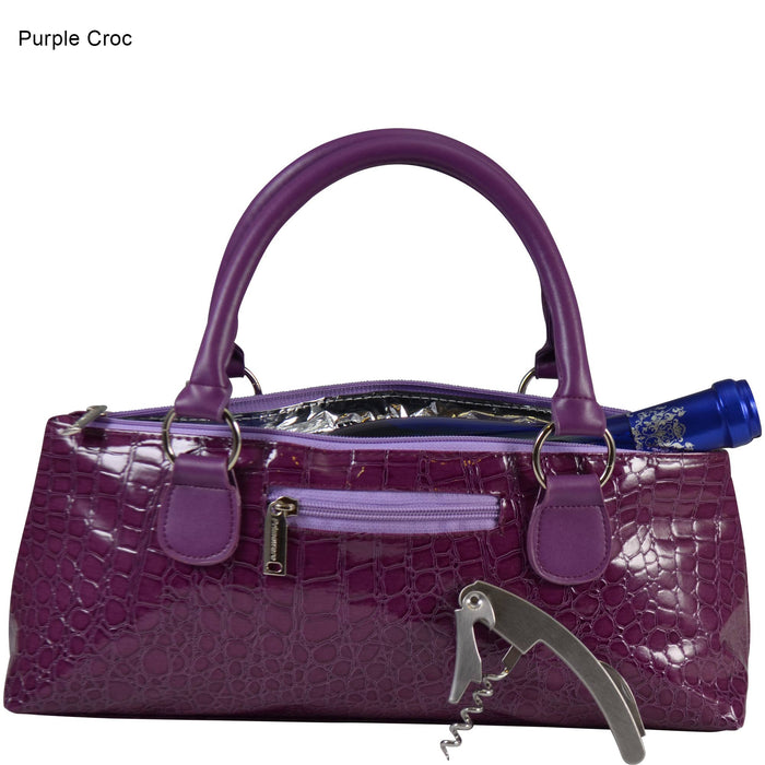 Wine Clutch | Wine Purse Croc Design - Premium Accessories from Primeware Inc. - Just $29.95! Shop now at Pat's Monograms