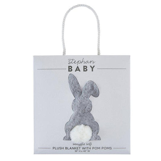 Winter Wonderland Bunny Plush Blanket - Premium Baby Blanket from Stephan Baby by Creative Brands - Just $36.95! Shop now at Pat's Monograms