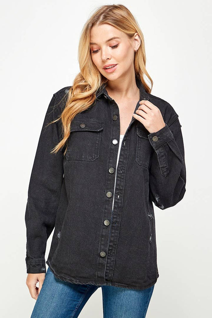 WOMEN'S DENIM SHIRT