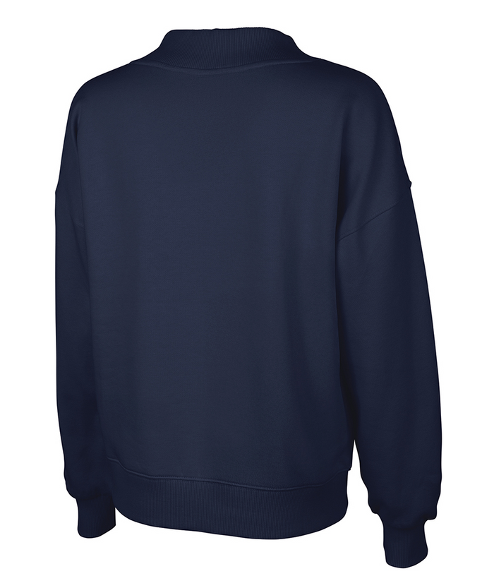 Women's Willow Mock-Neck Sweatshirt - Premium Sweatshirt from Charles River Apparel - Just $56.95! Shop now at Pat's Monograms