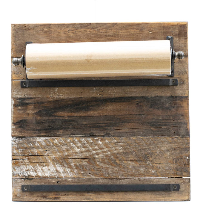 Wood & Metal Rolling Note Board - Premium wall decor from Oak Street Wholesale - Just $42.95! Shop now at Pat's Monograms