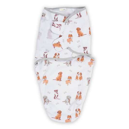 Woof Woof Baby Sleep Swaddle 100% Organic Cotton - Premium Swaddle from LollyBanks - Just $15.95! Shop now at Pat's Monograms