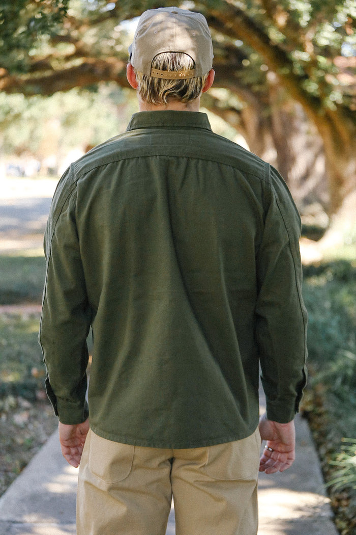 Work Shirt Dyed Canvas-Olive