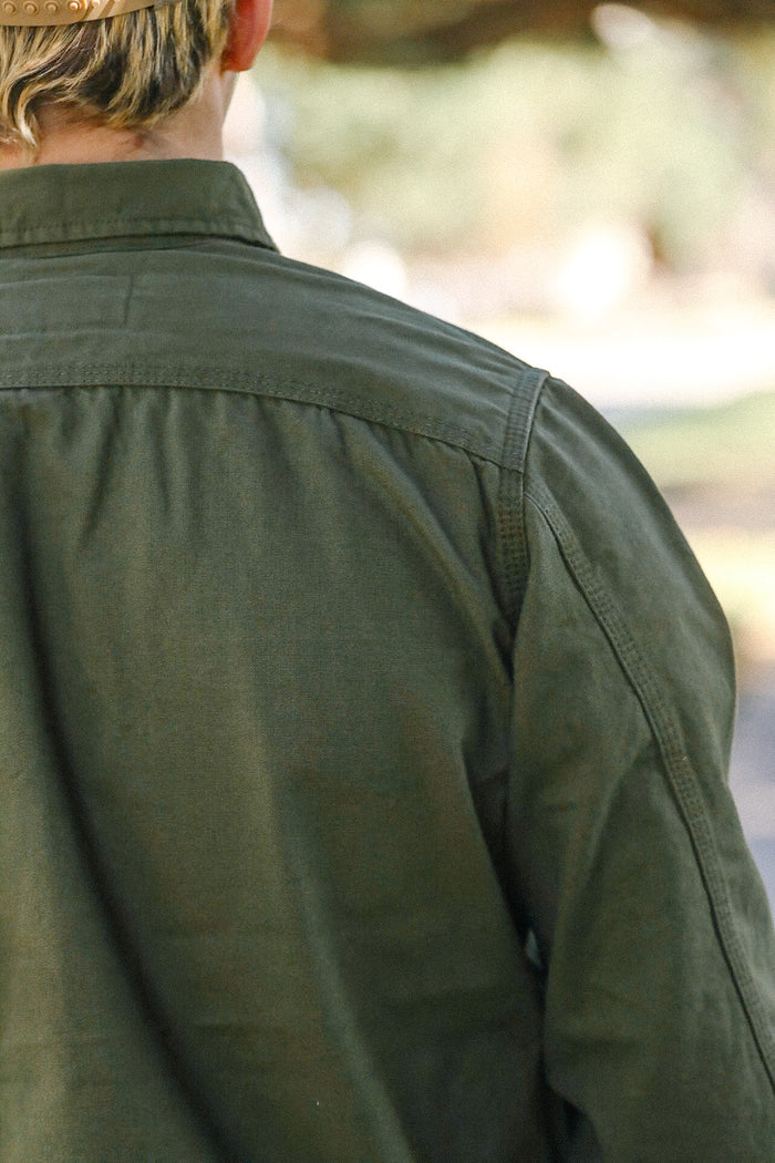 Work Shirt Dyed Canvas-Olive