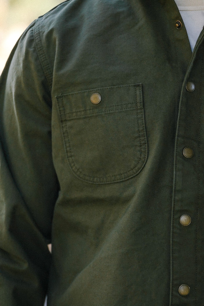 Work Shirt Dyed Canvas-Olive
