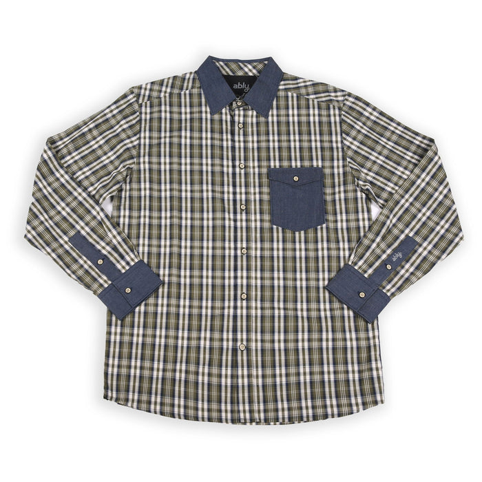 York | Men's Long Sleeve Shirt With Trim