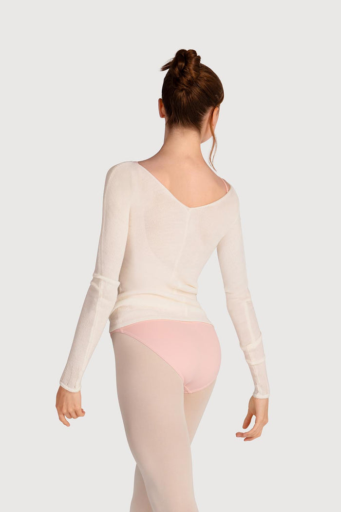 Z0105 - Bloch Kara Long Sleeve V Womens Top