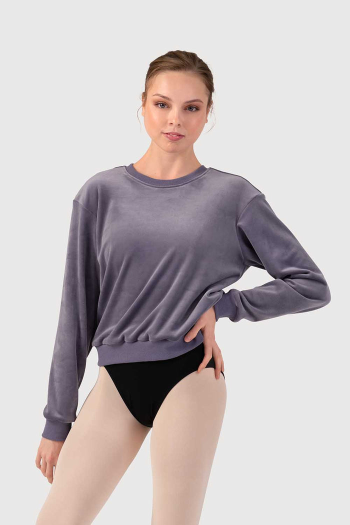Z530015 - Bloch Caroline Womens Velvet Crew Jumper