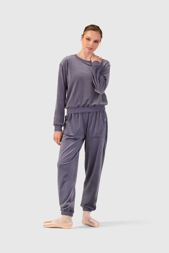 Z530015 - Bloch Caroline Womens Velvet Crew Jumper