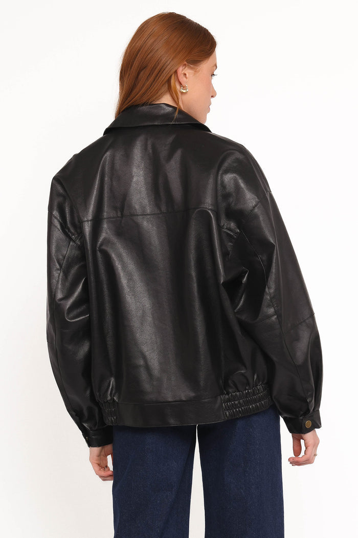 Petal and Pup USA OUTERWEAR Zoe Bomber Jacket - Black